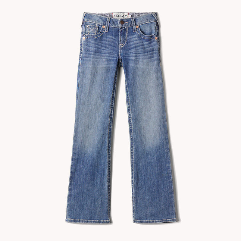 ARIAT GIRLS Whipstitch Boot Cut Jean-ELEANOR