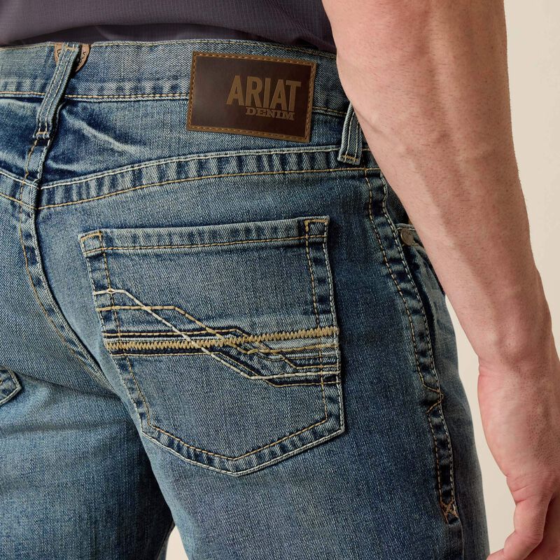 Ariat Men's M4 Low Rise Stretch Shoreway Stackable Straight Leg Jean