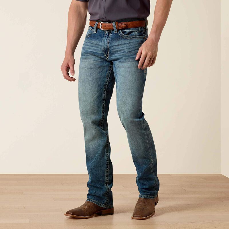 Ariat Men's M4 Low Rise Stretch Shoreway Stackable Straight Leg Jean
