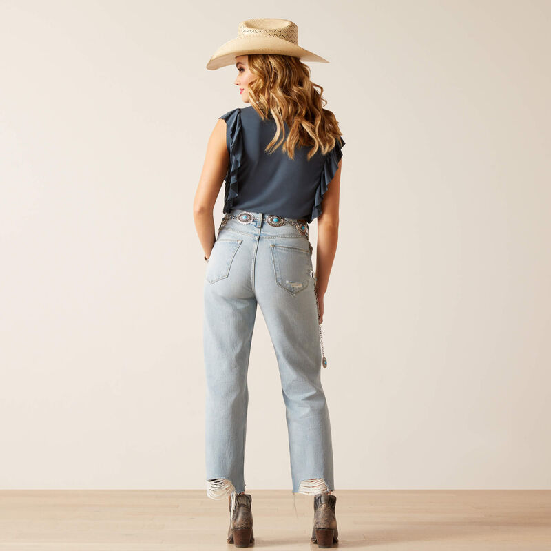 ARIAT Women's Ultra High Rise Tomboy Straight Jean