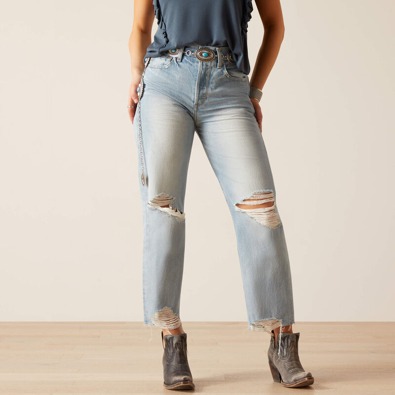 ARIAT Women's Ultra High Rise Tomboy Straight Jean