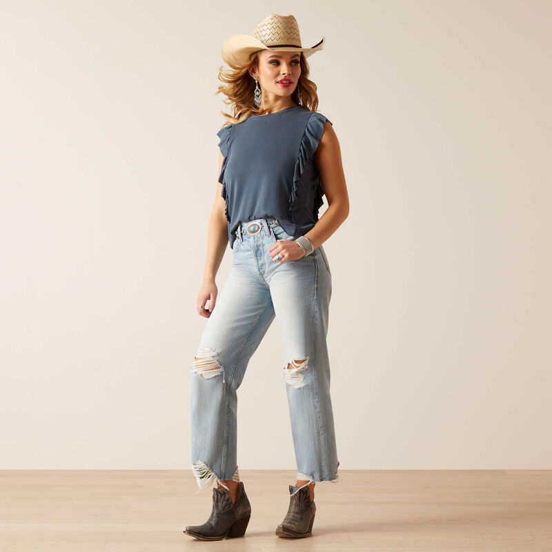 ARIAT Women's Ultra High Rise Tomboy Straight Jean