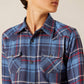 ARIAT BOYS HARIAM RETRO FIT BUTTON UP MOOD INDIGO