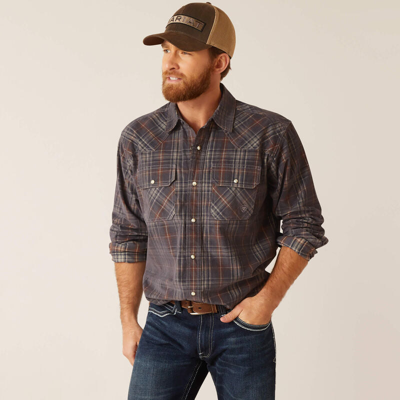 Ariat Mens Henderson Retro Fit Shirt Pure Cashmere