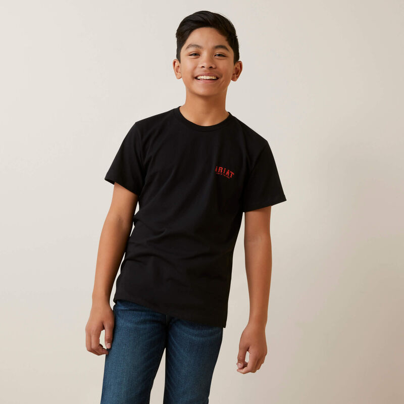 Ariat Youth Western Vertical Flag T-Shirt