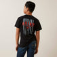 Ariat Youth Western Vertical Flag T-Shirt