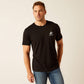 Ariat Mens Bronco Flag T-Shirt Black