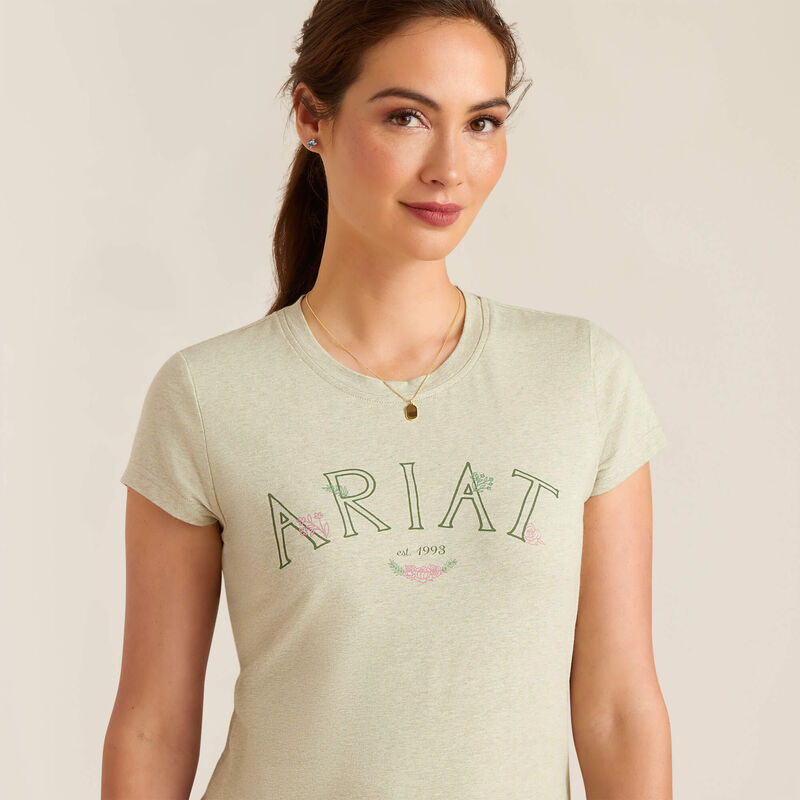Ariat Womens Posey T-Shirt Heather Laurel Green