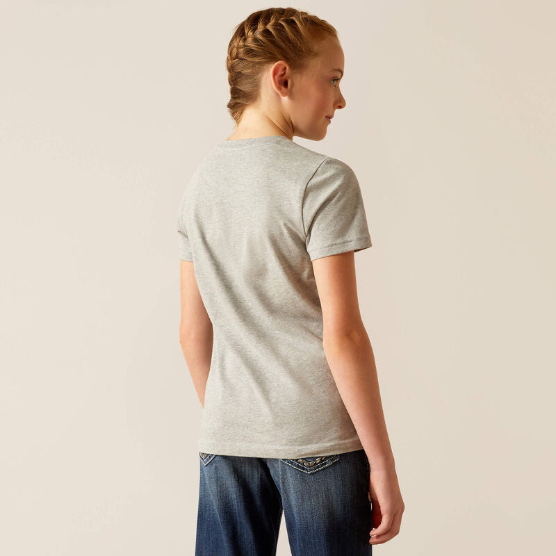 Ariat Youth Arrowhead T-Shirt Heather Grey