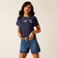 Ariat Womens Bronco T-Shirt Navy