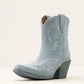 ARIAT Chandler X Toe Western Boot BABY BLUE JEAN SUEDE