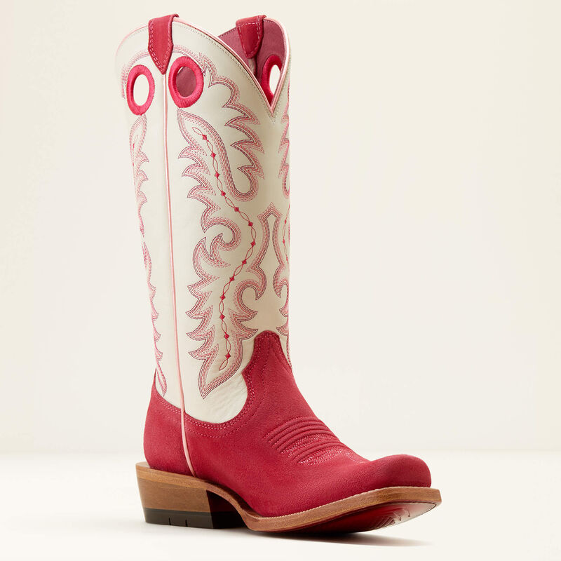 Ariat Futurity Frontier Boon Western Boot (DEEP AZALEA|BLANCO)