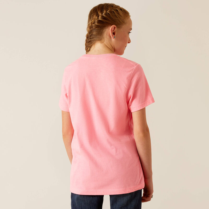 Ariat Youth Tall Boot T-Shirt Pink Ice