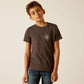 Ariat Youth Rider Label T-Shirt Charcoal Heather