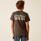 Ariat Youth Rider Label T-Shirt Charcoal Heather