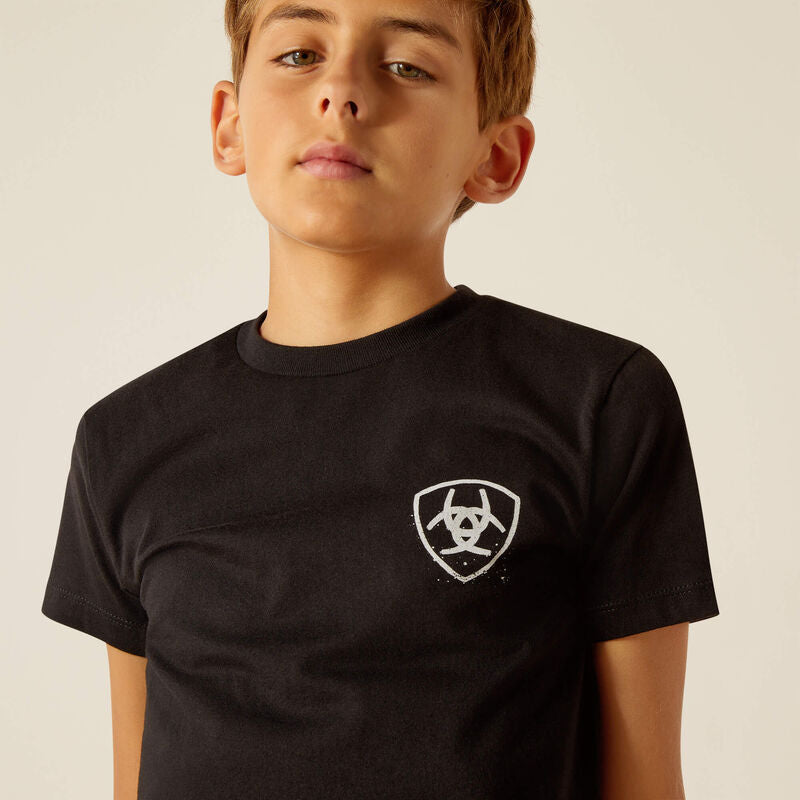 Ariat Youth Cactus Flag T-Shirt Black