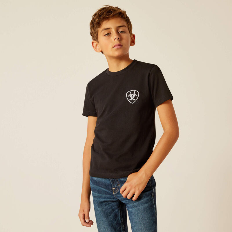 Ariat Youth Cactus Flag T-Shirt Black