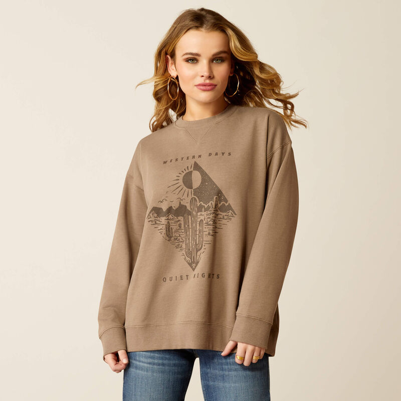 ARIAT Women's Western Days Oversized Sweatshirt