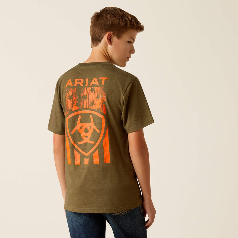 ARIAT KIDS Grain Flag T-Shirt