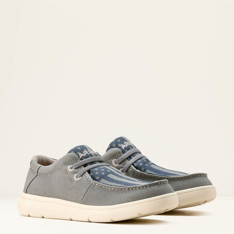 ARIAT KIDS HILO COASTAL GREY/AMERICAN FLAG