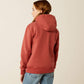 ARIAT GIRLS SOUTHWEST COLLECTIONS HOODIE MARSALA