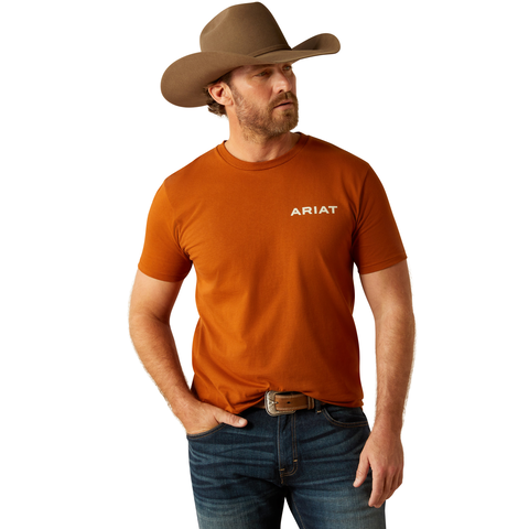 ARIAT MENS BUFFALO WEST SS TSHIRT