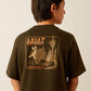 Ariat Boys Armadillo on a Half Shell T-Shirt Dark Olive