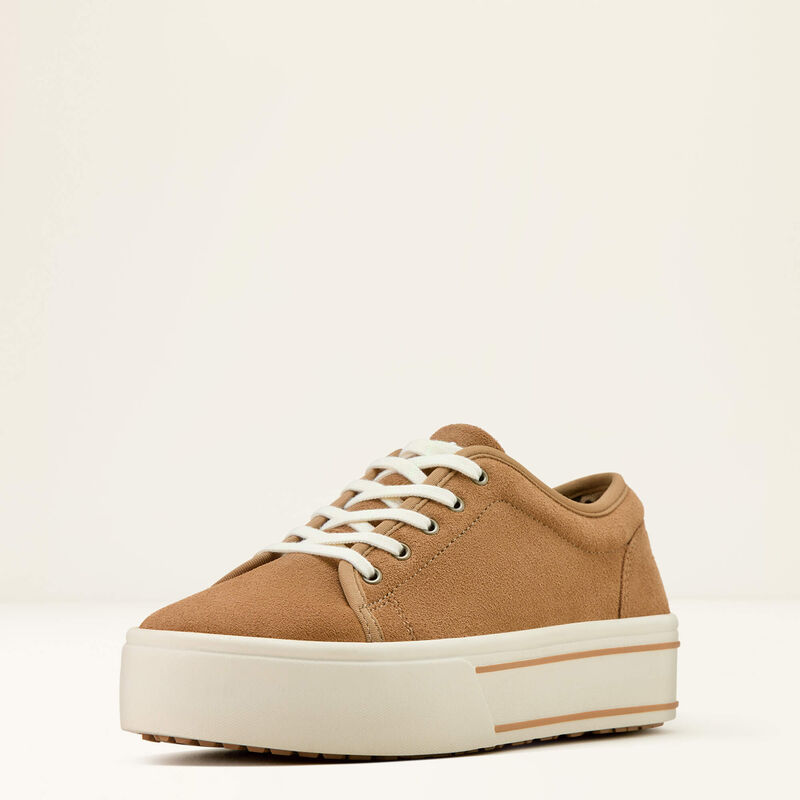 ARIAT WOMENS SKYLAR SHOES-DARK TAN SUEDE