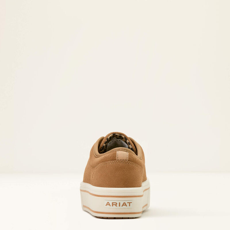 ARIAT WOMENS SKYLAR SHOES-DARK TAN SUEDE