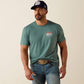 Ariat Hidden Valley Flag Classic Fit T-Shirt-SILVER PINE