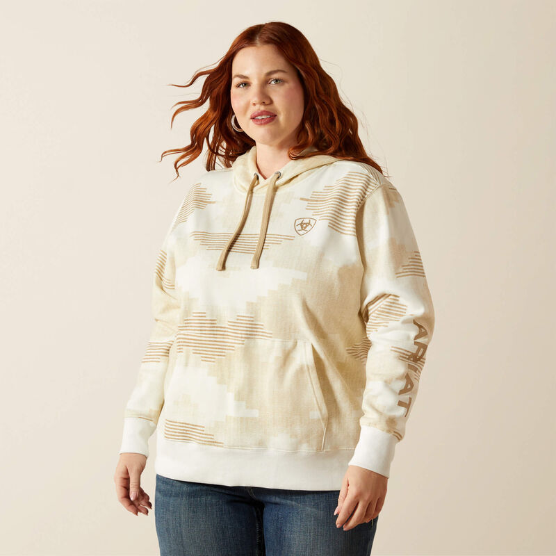 ARIAT WOMENS LOGO 2.0 PRINTED HOODIE