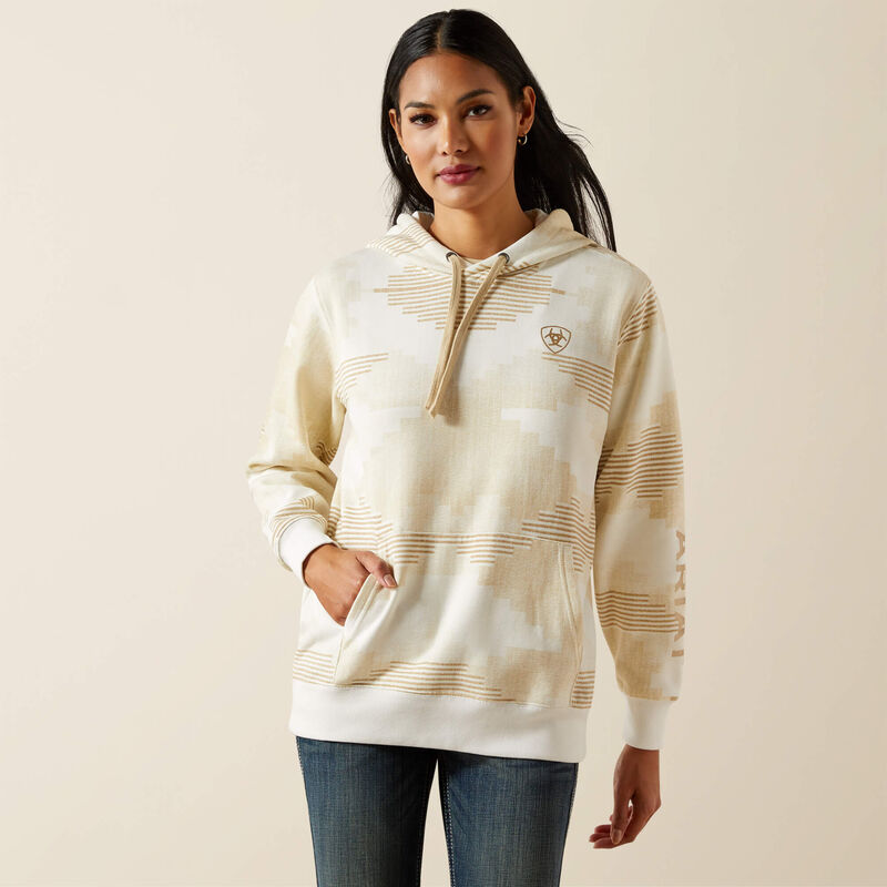 ARIAT WOMENS LOGO 2.0 PRINTED HOODIE