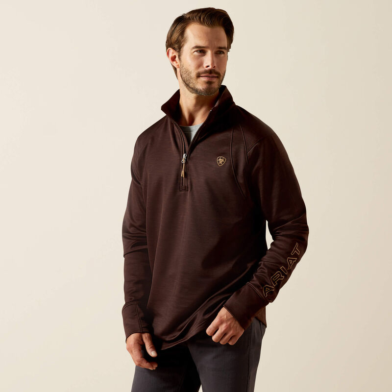 ARIAT MENS TEAM EQ 1/2 ZIP (JAVA)