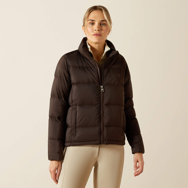 ARIAT WOMENS UltraPuff Down Jacket-BROWN