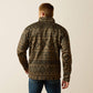 ARAIT MENS CALDWELL 1/4 BUTTON SWEATER LIGHT BROWN SOUTHWEST