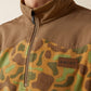 ARIAT MENS BASIS FLEECE SWEATER KHAKI CAMO