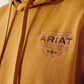 ARIAT MENS BONE BROWN SOUTHWEST SIMPLE BUCKLE HOODIE