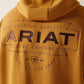 ARIAT MENS BONE BROWN SOUTHWEST SIMPLE BUCKLE HOODIE