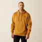 ARIAT MENS BONE BROWN SOUTHWEST SIMPLE BUCKLE HOODIE