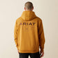 ARIAT MENS BONE BROWN SOUTHWEST SIMPLE BUCKLE HOODIE