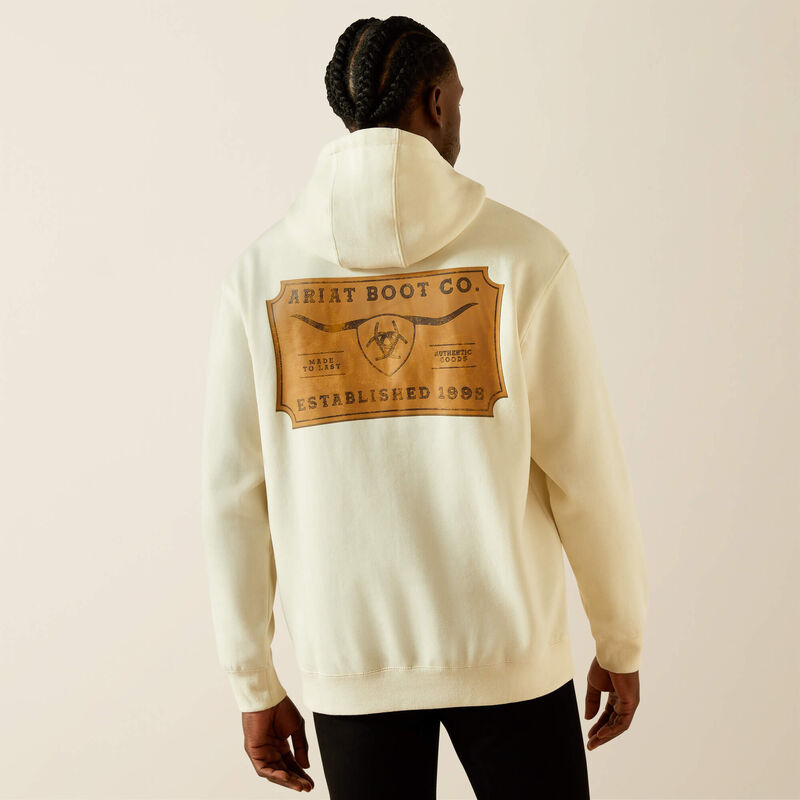 ARIAT MENS SHIELD STEERHEAD HOODIE