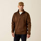 ARIAT MENS CALDWELL LOGO 1/4 ZIP SWTR (CARAFE)