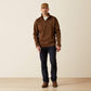 ARIAT MENS CALDWELL LOGO 1/4 ZIP SWTR (CARAFE)