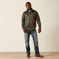 ARIAT MENS TREEBARK CAMO CALDWELL 1/4 ZIP SWEATER