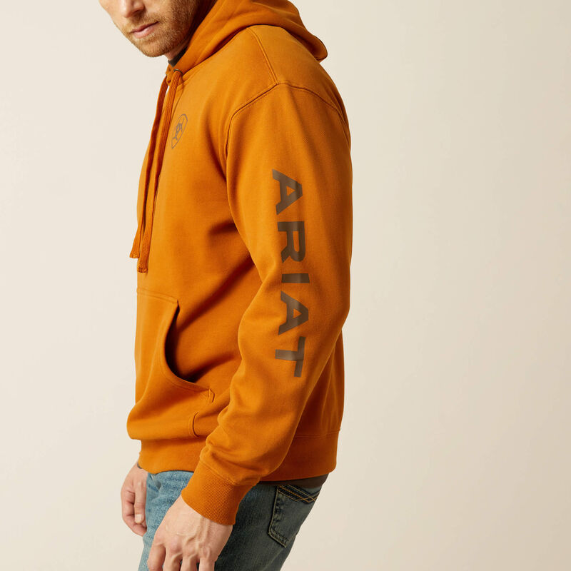ARIAT MENS GLAZED GINGER HOODIE