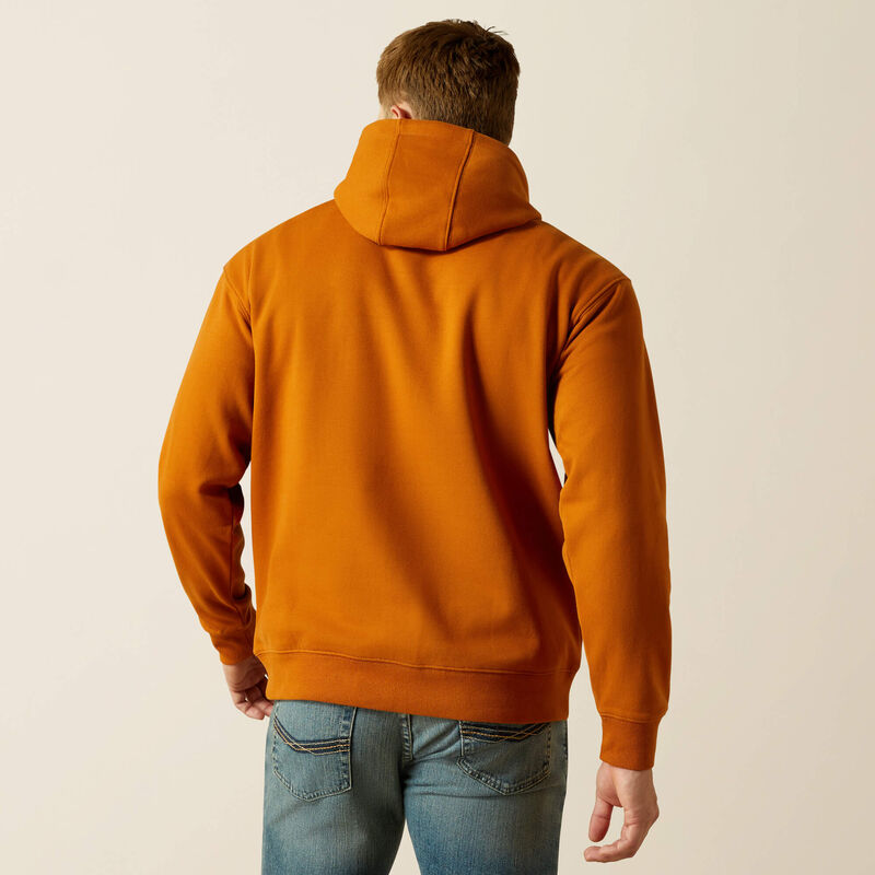 ARIAT MENS GLAZED GINGER HOODIE