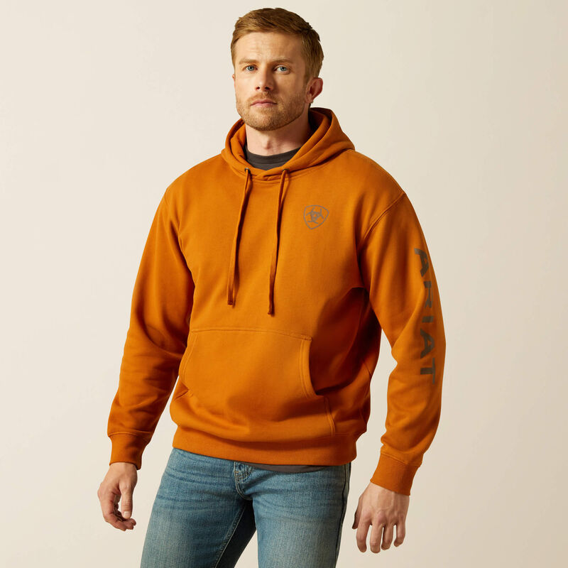 ARIAT MENS GLAZED GINGER HOODIE