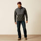 ARIAT MENS CALDWELL REINFORCED SNAP SWEATSHIRT (GREY)