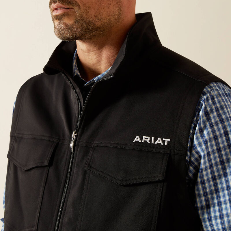 ARIAT MENS Sentinel Vest-BLACK