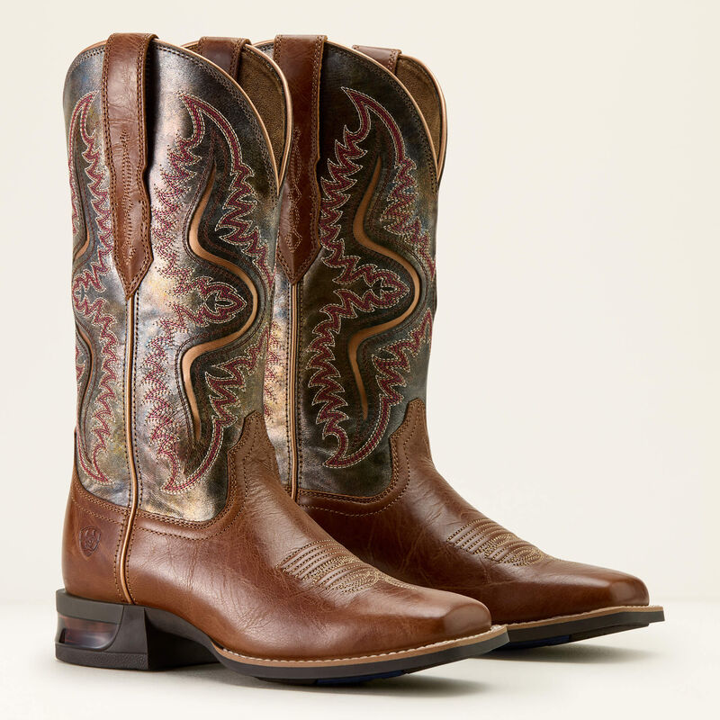 ARIAT WOMENS Captivate Wide Square Toe Western Boot